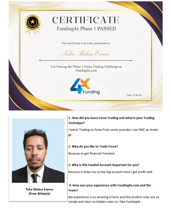Trader Certificate