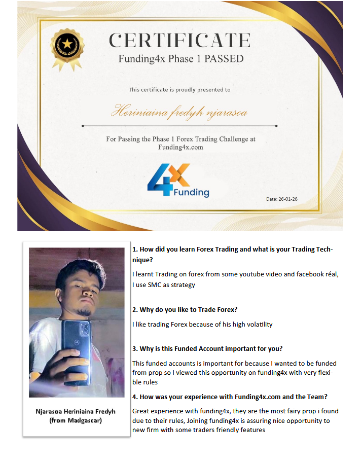 Trader Certificate